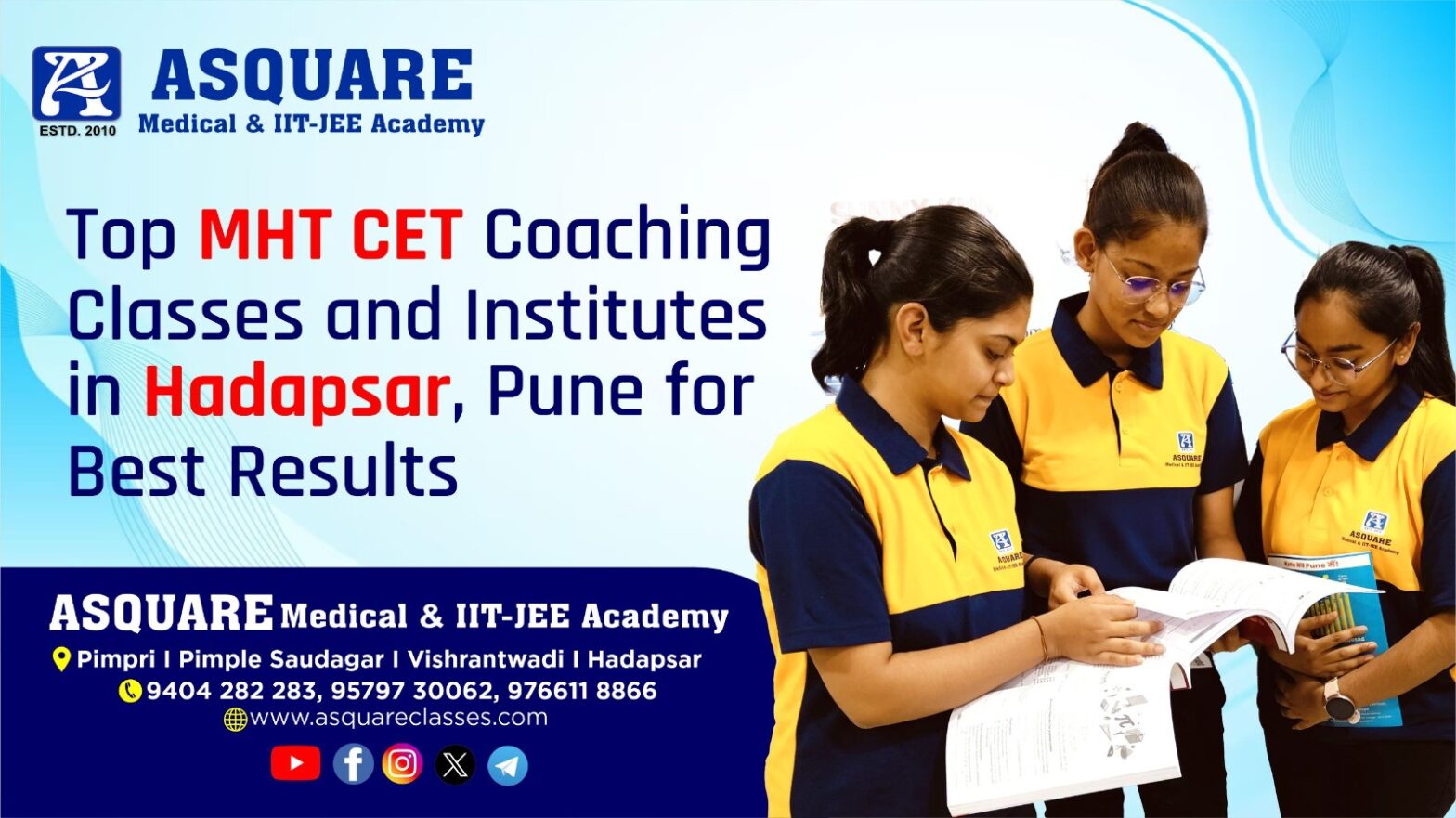 Top MHT CET Coaching Classes and Institutes in Hadapsar, Pune for Best Results