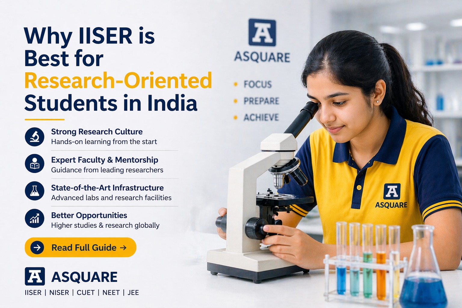 IISER for research-oriented students
