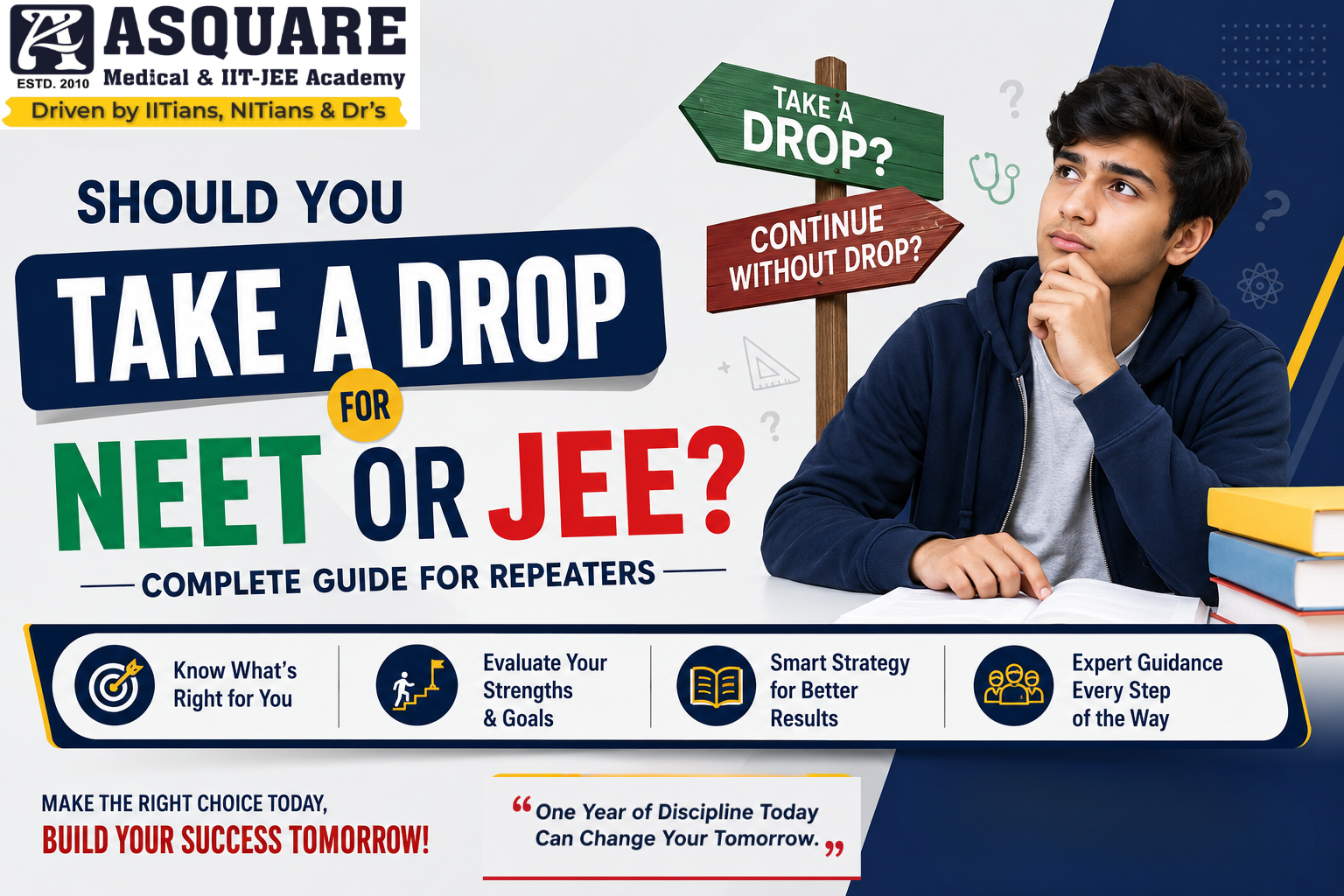 Should You Take a Drop for NEET or JEE? Complete Guide for Repeaters
